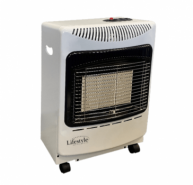 Lifestyle White Mini 4.2kW Heatforce LPG Gas Heater